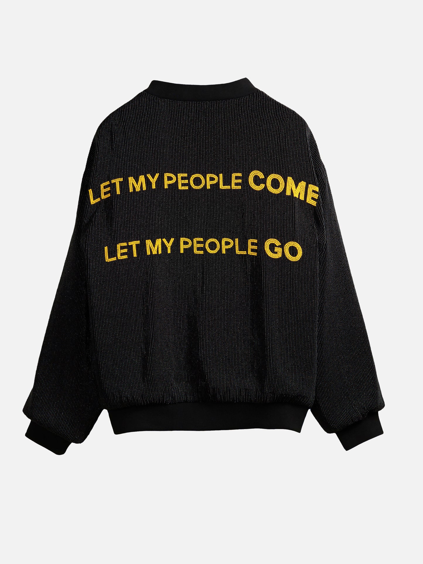 "Let My People Come Let My People Go" Beaded Jacket