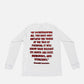 King Henry Christophe White Longsleeve
