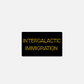 Intergalactic Immigration Pin
